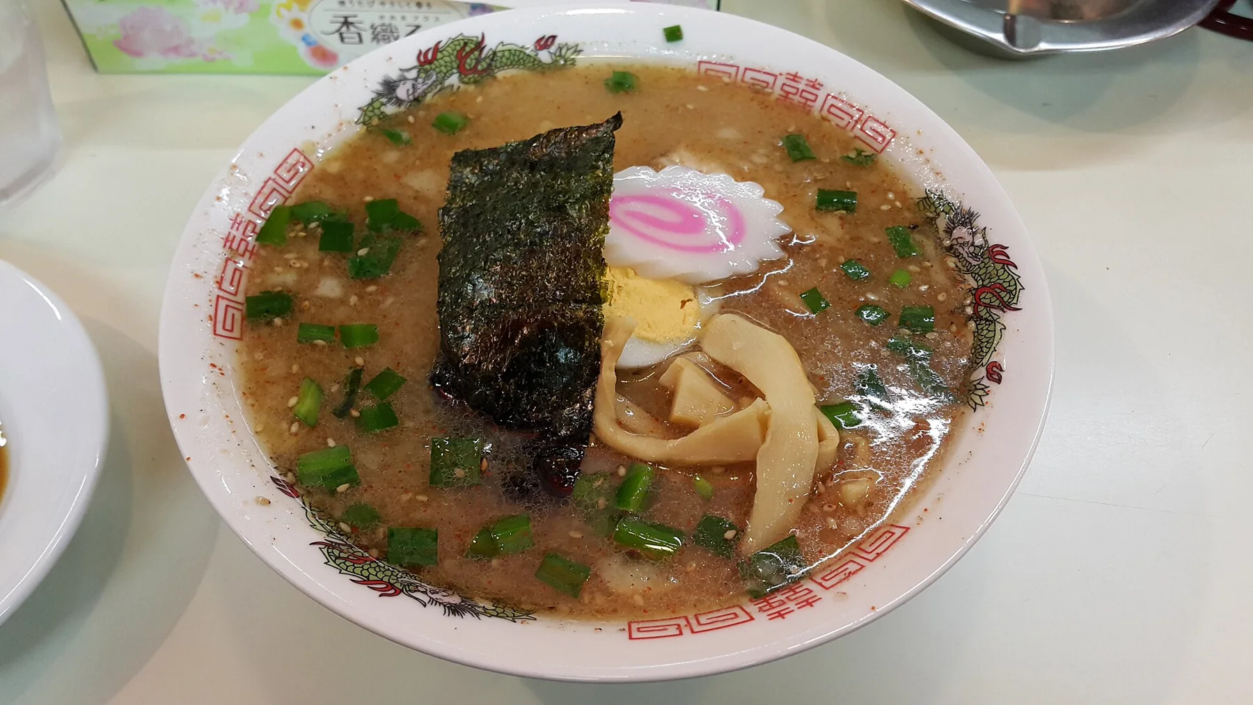 A real bowl of ramen with noodles and toppings